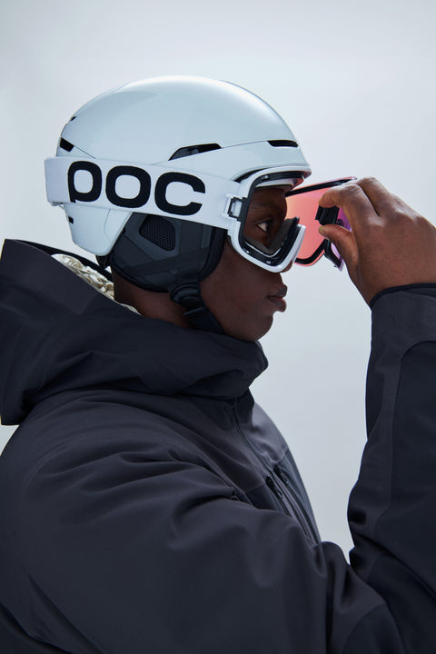 Załaduj obraz do przeglądarki galerii, Gogle narciarskie POC Vitrea - Hydr. White|Pt. Sunny Blue Cat 2