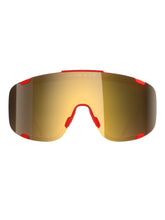 Załaduj obraz do przeglądarki galerii, Okulary rowerowe POC Devour - Pris. Red/Clarity Road/Partly Sunny Gold
