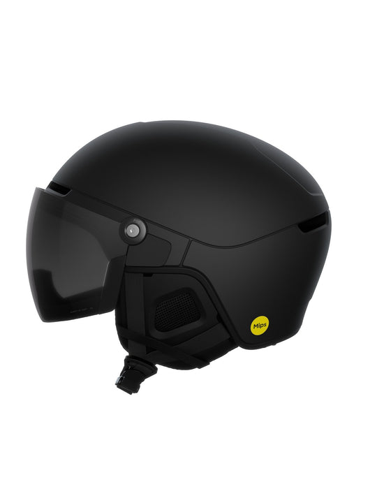 Załaduj obraz do przeglądarki galerii, Kask narciarski POC Obex Visor - Uran. Black Matt/Clarity Universal/Sunny/Grey
