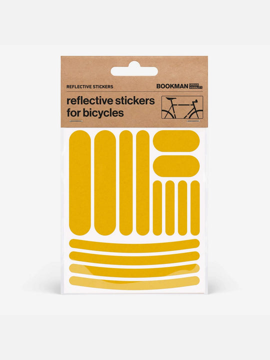 Załaduj obraz do przeglądarki galerii, Naklejki odblaskowe BOOKMAN Reflective Stickers Strips żółty