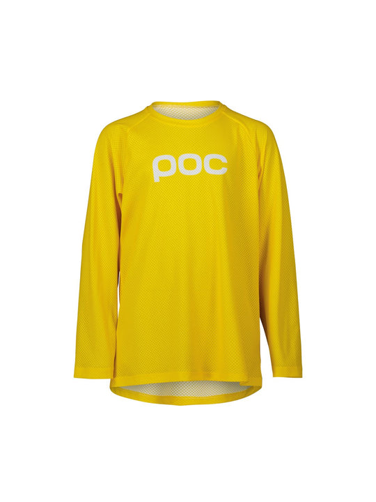 Załaduj obraz do przeglądarki galerii, Koszulka rowerowa POC Y's Essential MTB LS Jersey - Avent. Yellow