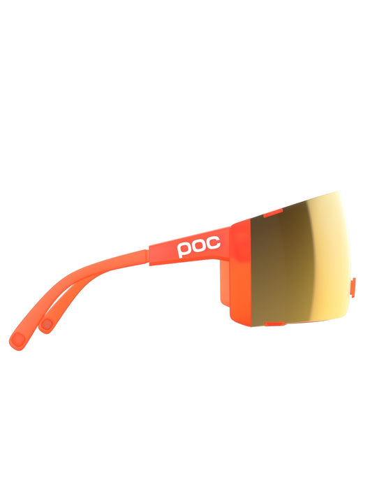 Załaduj obraz do przeglądarki galerii, Okulary rowerowe POC Propel - Fluo. Orange Translucent/Clarity Road/Sunny Gold