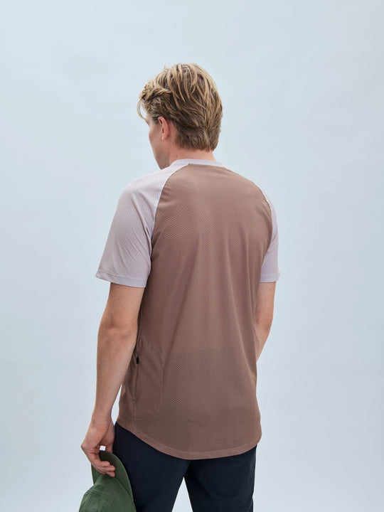Załaduj obraz do przeglądarki galerii, Koszulka rowerowa POC MTB Pure Tee - Jasper Brown/Lt Sandstone Beige