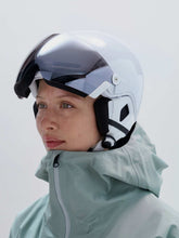 Załaduj obraz do przeglądarki galerii, Kask narciarski POC Obex Visor - Hydr. White/Clarity Universal/Partly Sunny/Silver