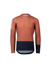 Załaduj obraz do przeglądarki galerii, Koszulka rowerowa POC MTB Pure LS Jersey - Himalayan Salt/Turmaline Navy