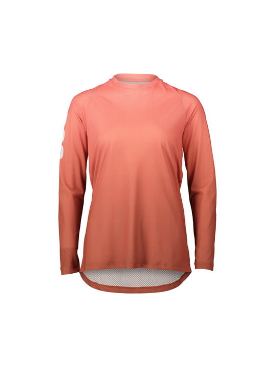 Załaduj obraz do przeglądarki galerii, Koszulka rowerowa POC W's Essential MTB Lite LS Jersey - Gradient Ammolite Coral