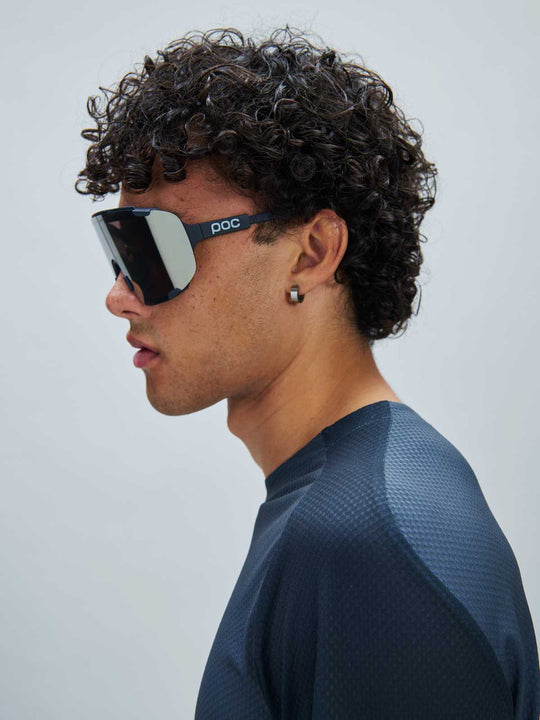 Załaduj obraz do przeglądarki galerii, Koszulka rowerowa POC M's Motion Air L/S Jersey - Apat. Navy