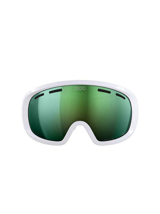 Załaduj obraz do przeglądarki galerii, Gogle narciarskie POC Fovea Mid Wf - Hydrogen White/Partly Sunny Green