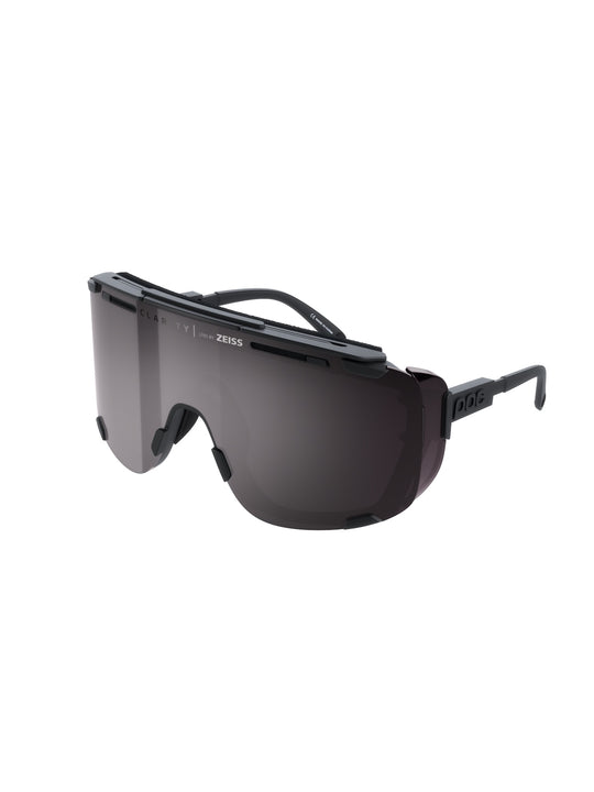 Załaduj obraz do przeglądarki galerii, Okulary przeciwsłoneczne POC Devour Glacial - Ura. Black/Clarity Universal/Sunny Grey Cat 3