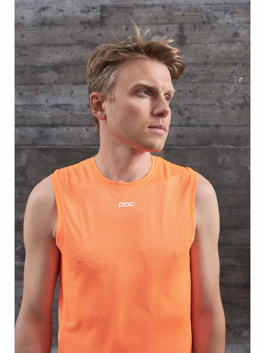 Załaduj obraz do przeglądarki galerii, Koszulka rowerowa POC M's AIR Indoor Vest - Zink Orange