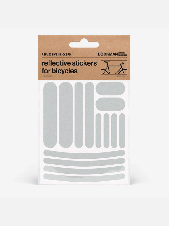 Załaduj obraz do przeglądarki galerii, Naklejki odblaskowe BOOKMAN Reflective Stickers Strips biały