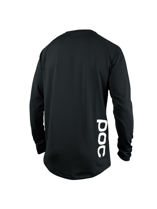 Załaduj obraz do przeglądarki galerii, Koszulka rowerowa POC ESSENTIAL DH LS - Carbon Black