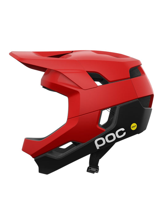 Załaduj obraz do przeglądarki galerii, Kask rowerowy POC Otocon Race MIPS - Pris. Red Matt/Ur. Black Matt