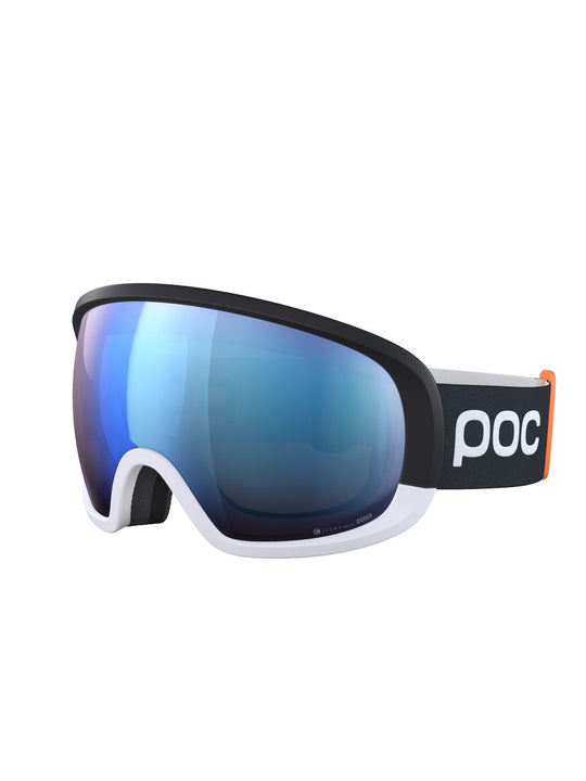 Załaduj obraz do przeglądarki galerii, Gogle narciarskie POC Fovea Race - Ur. Black|Hydr. White|Pt. Sunny Blue Cat 2