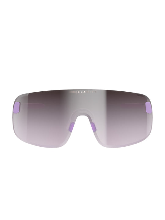 Załaduj obraz do przeglądarki galerii, Okulary rowerowe POC Elicit - Purple Quartz Transl. | Clarity Road Violet Silver Mirror cat. 3