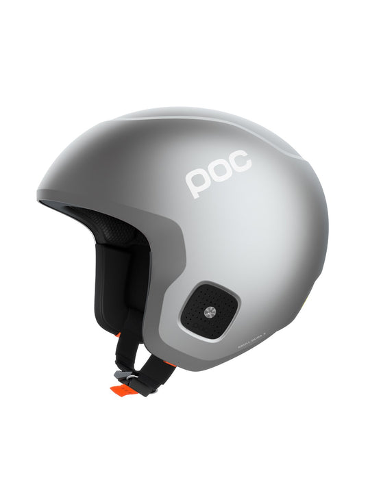 Załaduj obraz do przeglądarki galerii, Kask narciarski POC Skull Dura X MIPS - Argentite Silver Matt