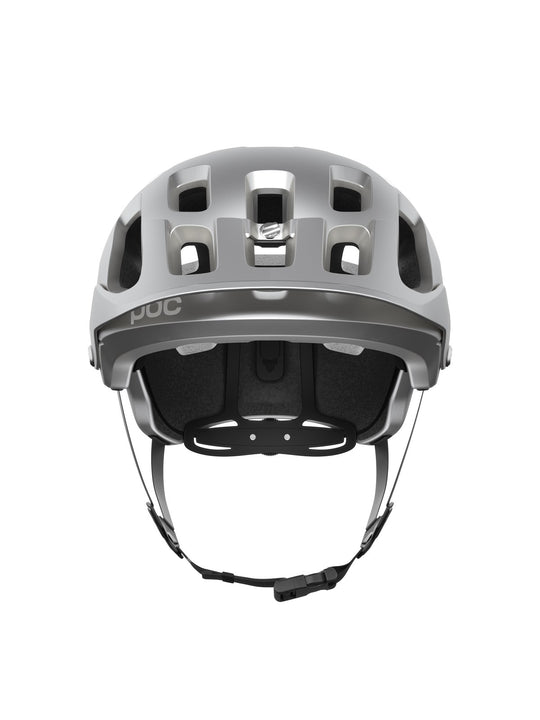 Załaduj obraz do przeglądarki galerii, Kask rowerowy POC Tectal - Arg. Silver Matt