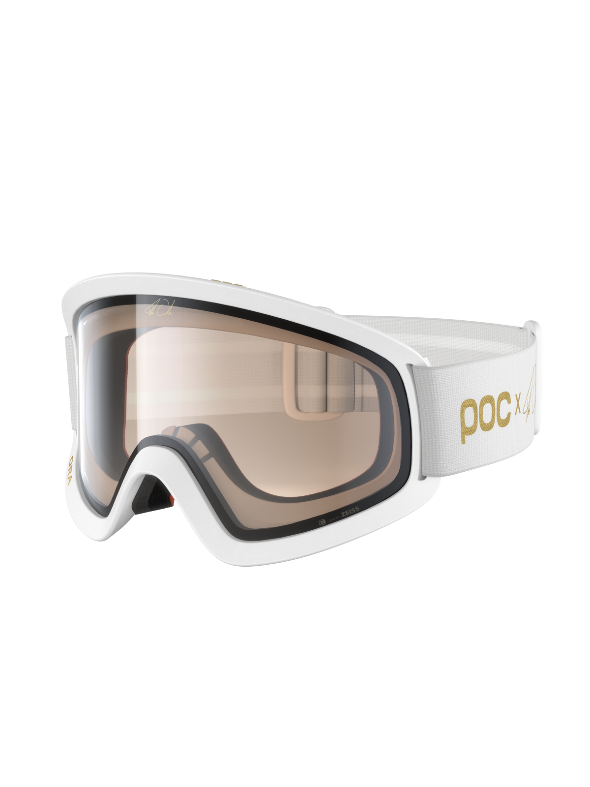 Gogle rowerowe POC ORA CLARITY FABIO ED. - Hydr. White/Gold