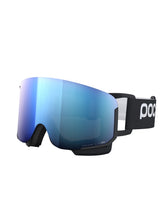 Załaduj obraz do przeglądarki galerii, Gogle narciarskie POC Nexal Wide Fit - Ura. Black/Pt. Sunny Blue