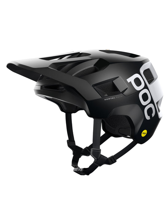 Załaduj obraz do przeglądarki galerii, Kask rowerowy POC KORTAL RACE MIPS - uran. black/hydr. white matt