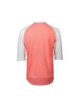 Załaduj obraz do przeglądarki galerii, Koszulka rowerowa POC MTB Pure 3/4 Jersey - Ammolite Coral/Hydr. White