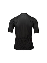 Załaduj obraz do przeglądarki galerii, Koszulka rowerowa POC W's Essential Road Logo Jersey - Ur. Black/Hyd. White