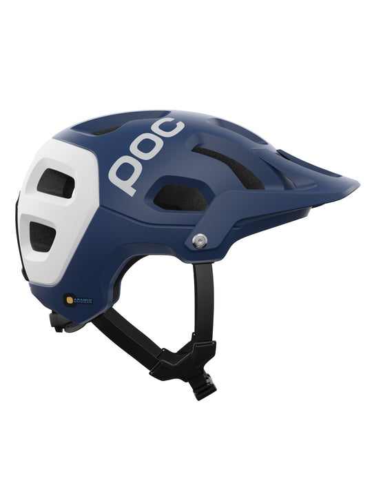 Załaduj obraz do przeglądarki galerii, Kask rowerowy POC TECTAL RACE MIPS - Lead Blue/Hydr. White Matt