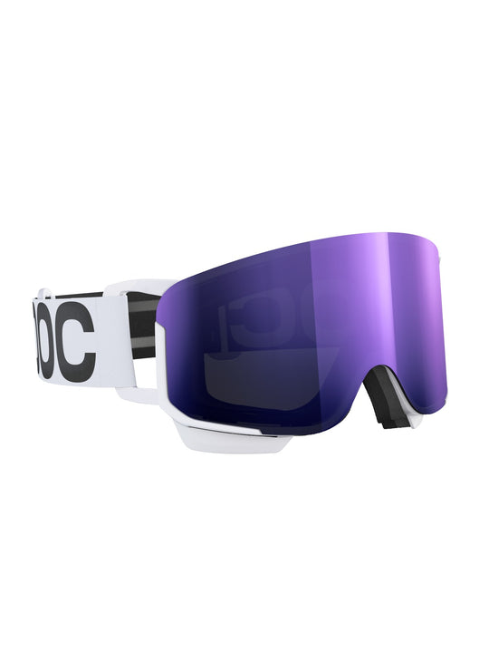 Załaduj obraz do przeglądarki galerii, Gogle narciarskie POC Nexal Mid Wf - Hydrogen White/Partly Sunny Purple