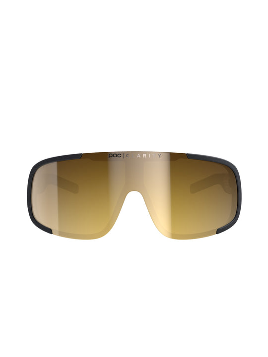 Załaduj obraz do przeglądarki galerii, Okulary rowerowe POC Aspire Mid - Ur. Black/Clarity Road/Partly Sunny Gold