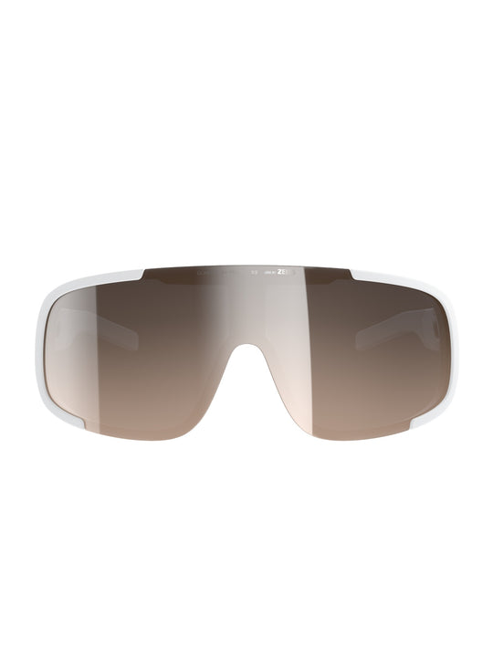 Załaduj obraz do przeglądarki galerii, Okulary rowerowe POC Aspire Wide Fit - Hyd. White/Clarity Trail /Partly Sunny Silver