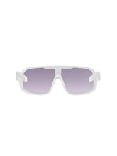 Załaduj obraz do przeglądarki galerii, Okulary rowerowe POC Aspire Mid - Hydr. White - Clarity Road | Violet/Silver Mirror Cat 3