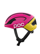 Załaduj obraz do przeglądarki galerii, Kask rowerowy POC Omne Air MIPS - Rhos Red Matt/Citrine Yellow Matt