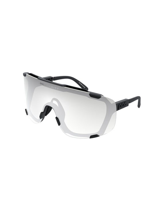 Załaduj obraz do przeglądarki galerii, Okulary rowerowe POC Devour Photochromic - Ur. Black | Clarity Photochromic Clear/Natural Grey Cat 0-3