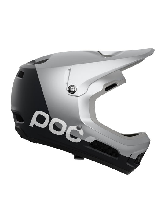 Załaduj obraz do przeglądarki galerii, Kask rowerowy POC Coron Air MIPS - Argentite Silver/Uran. Black Matt