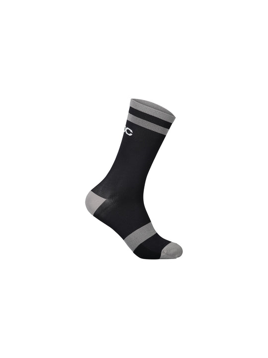 Załaduj obraz do przeglądarki galerii, Skarpety rowerowe POC LURE MTB Sock Long - Ur. Black/Granite Grey