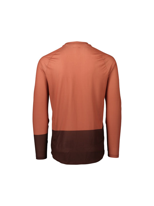 Załaduj obraz do przeglądarki galerii, Koszulka rowerowa POC MTB Pure LS Jersey - Himalayan Salt/Axinite Brown
