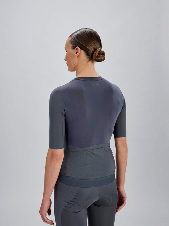 Załaduj obraz do przeglądarki galerii, Koszulka rowerowa POC W's Raceday S/S Jersey - Sylvanite Grey