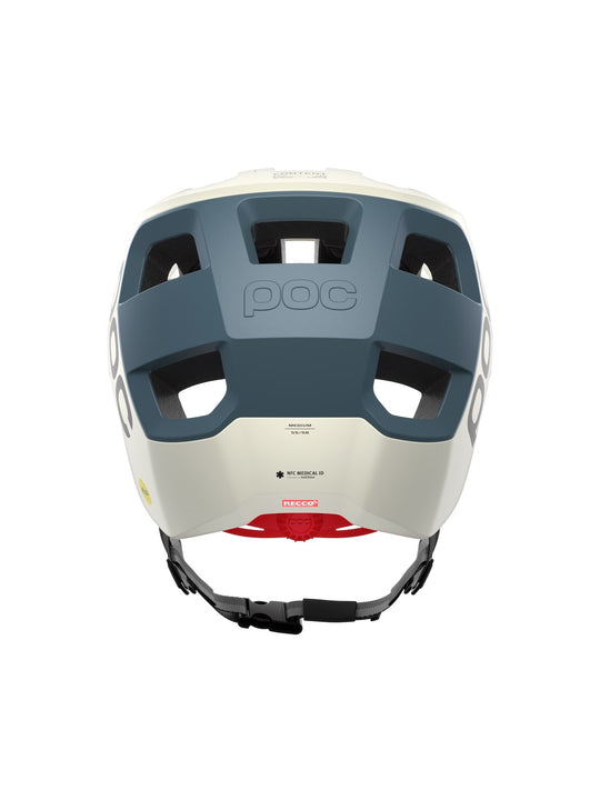 Załaduj obraz do przeglądarki galerii, Kask rowerowy POC KORTAL RACE MIPS - off white/Blue Matt
