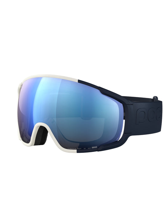 Załaduj obraz do przeglądarki galerii, Gogle narciarskie POC Zonula Wide Fit - Bleu/Blanc/Partly Sunny Blue