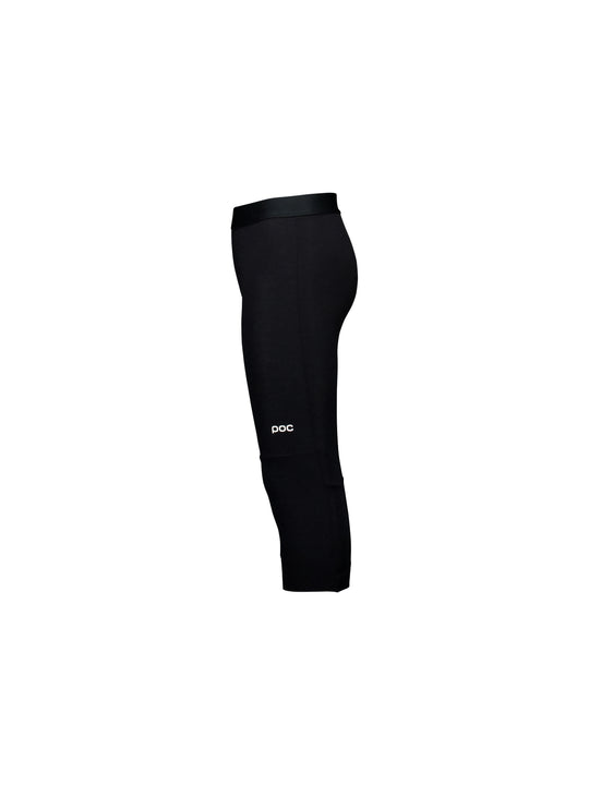 Załaduj obraz do przeglądarki galerii, Legginsy dla dzieci termoaktywne POC Y's Layer Merino 3/4 Tights - Uran. Black