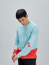 Załaduj obraz do przeglądarki galerii, Koszulka rowerowa POC M's Motion Air L/S Jersey - Lazurite Blue/Carnelian Orange