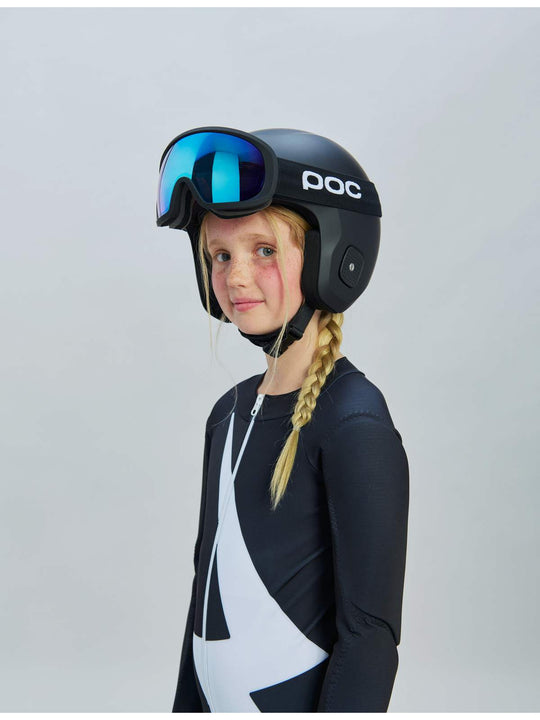 Załaduj obraz do przeglądarki galerii, Kask narciarski POC Skull Dura Jr - Uran. Black Matt