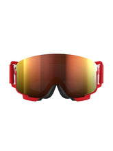 Załaduj obraz do przeglądarki galerii, Gogle narciarskie POC Nexal Mid Wide Fit - Pris. Red/Pt. Sunny Orange