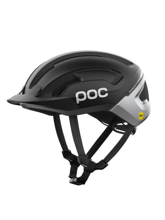 Załaduj obraz do przeglądarki galerii, Kask rowerowy POC Omne Air Resistance MIPS - Uran. Black/Argentite Silver Matt