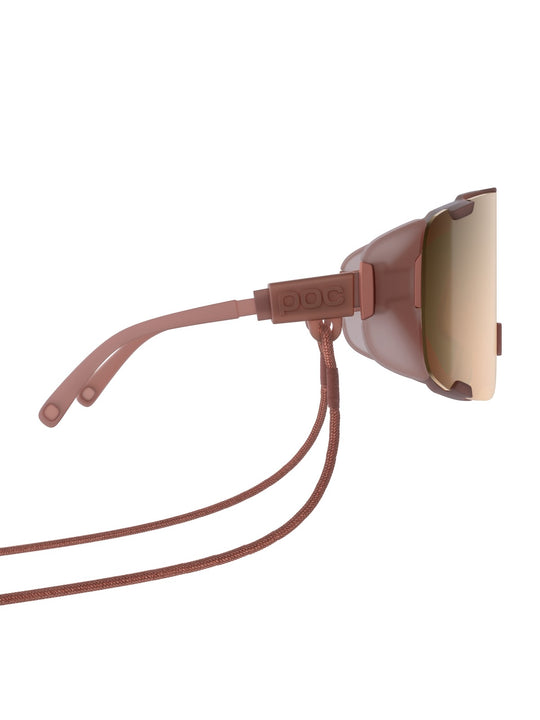Załaduj obraz do przeglądarki galerii, Okulary rowerowe POC Devour Ultra - Himalayan Salt Transl. | Clarity Trail Brown Silver Mirror cat 2
