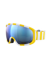 Załaduj obraz do przeglądarki galerii, Gogle narciarskie POC Fovea Wide Fit - Jaune/Blanc/Partly Sunny Blue