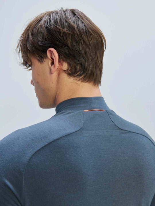 Załaduj obraz do przeglądarki galerii, Koszulka termoaktywna POC M's Layer Merino Mock Neck Jersey - Sylvanite Grey