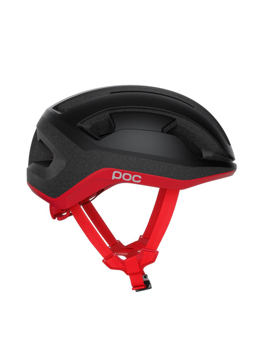 Załaduj obraz do przeglądarki galerii, Kask rowerowy POC Omne Lite - Ur. Black/Prismane Red Matt