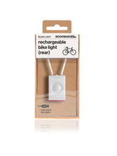 Załaduj obraz do przeglądarki galerii, Lampka rowerowa BOOKMAN Block Light Rear 18lm biały