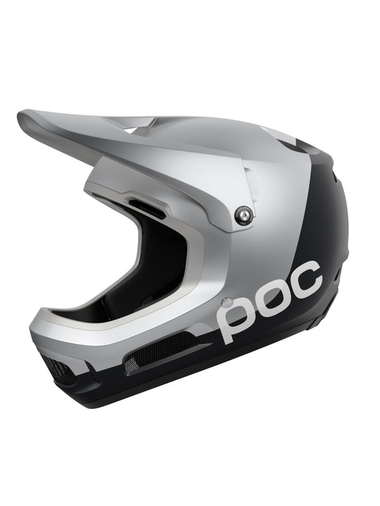 Załaduj obraz do przeglądarki galerii, Kask rowerowy POC Coron Air MIPS - Argentite Silver/Uran. Black Matt